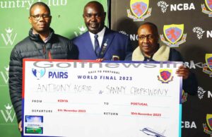 GOLF NEWS-Kericho Club’s Korir and Chepkwony grabs slots to lead Kenya winners in forthcoming World Pairs Finals in Portugal;-