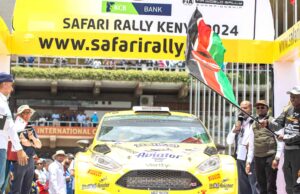 SPORTS NEWS-VROOM-off we go as President Ruto flags off the WRC safari rally in Nairobi, Kenya;