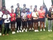 GOLF NEWS-Limuru’s Kihanya and Muthaiga’s Antonia brings celebrations to their clubs after winning the overall Boy and Girl titles respectively in the Second NCBA Coast Junior Open at Nyali;