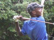 GOLF NEWS-Junior Golfer Hawii stuns Veterans and Seniors including his Dad Charles and Mum Teresia after winning the Club Nite top prize at Nyali;