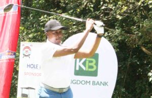 GOLF NEWS-Home Club’s Charles Rob clinch the Best Gross prize in the Kenya Navy Commander’s Tourney also graced by Chief of Defence Forces, General Charles Muriu Kahariri at Nyali;