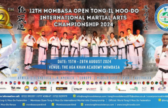 SPORTS NEWS-Kenya to Host 12th Edition of the Mombasa Open Tong-IL Moo-Do International Martial Arts Championship 2024 from this week;