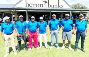 GOLF NEWS-Machakos club’s Edwin Mbuvi raises the Kenya flag high at the 2025 Lekoa Classic in South Africa.