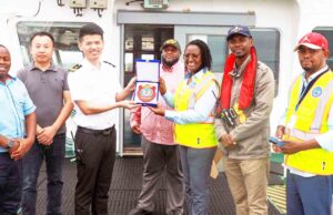 BUSINESS NEWS-Lamu Port marks another milestone after receiving container vessel MV Zhong Gu Ri Zhao.