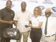GOLF NEWS-Lawrence Gituma finally grabs the top spot in the Nomadic Tournament at the Sea-Link Mombasa Course.
