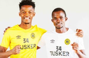 SPORTS NEWS-Tusker FC Promotes Youth Team talents David Polepole and George Odhiambo.