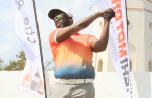 GOLF NEWS-Nyali’s Daniel Nduva in a day three lead on Saturday with a 16 under in the ongoing PGA Tournament at Ruiru.
