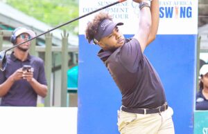 GOLF NEWS-Muthaiga’s Njoroge Kibugu force a tie with day one leader Daniel Nduva for second rounds lead in the ongoing PGK tour at Ruiru.