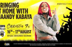 SPORTS NEWS-Maandy Kabaya, Toxic Lyrikali to Headline Christie Sevens After-party.
