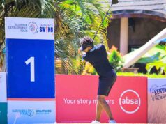 GOLF NEWS-Nyeri’s Mutahi Kibugu and Uganda’s Willy Dues Share Sunshine Development Tour Absa Invitational Lead at Thika Greens Ahead of Final Round.