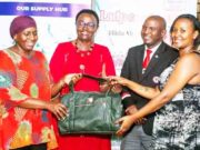 GOLF NEWS-Florence Mugi celebrates victory in the Lady Captain (Hilda Mugure) 2025 Prize Tournament at Nyali.
