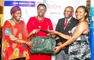 GOLF NEWS-Florence Mugi celebrates victory in the Lady Captain (Hilda Mugure) 2025 Prize Tournament at Nyali.