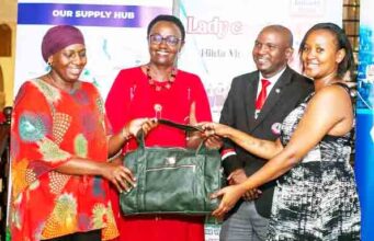 GOLF NEWS-Florence Mugi celebrates victory in the Lady Captain (Hilda Mugure) 2025 Prize Tournament at Nyali.