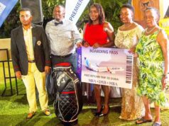 GOLF NEWS-Florence Mugi crowned Queen of the Course after flooring 256 players in the 2025 Chairman’s (Jayne Githere) Prize at Nyali.