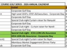 GOLF NEWS-An Estimated 150 players to grace the ICEA LION King of the course golf series at Nanyuki.