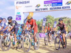 SPORTS NEWS-Uganda’s Lorot and Rwandese Nyirarukundo claims victories in at LOOP Safari Gravel Series Cycling race at Naivasha, Kenya.