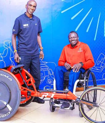 MOBILITY CAMPAIGN-Eliud Kipchoge endorses race for mobility campaign Aimed at Raising Funds for Pediatric Wheelchairs.